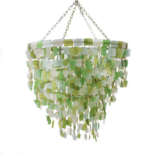 Load image into Gallery viewer, Tumbled Glass Chandelier - Medium