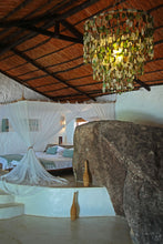 Load image into Gallery viewer, Tumbled Glass Chandelier - Medium