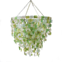 Load image into Gallery viewer, Tumbled Glass Chandelier - Medium

