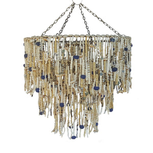 Likoma Special Seed and Shell Chandelier